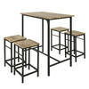 SoBuy OGT11-XL Set Mesa y 4 Taburetes Mesa Alta 101cm