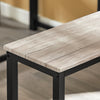 Preventa-SoBuy OGT25-HN Juego de Mesa de Comedor 2 Bancos y 1 Mesa