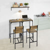 SoBuy OGT42-F Mesas Altas de Bar x2 y Taburetes x2 estilo industrial