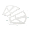 SoBuy SDA08-W Bisagra Plástica para Gabinete de Zapatos