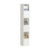 SoBuy STR10-W Armario de Baño con 2 Puertas y 2 cajones