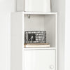 SoBuy STR10-W Armario de Baño con 2 Puertas y 2 cajones