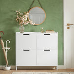 Descubre la mejora perfecta para tu recibidor: los zapateros SoBuy con puerta abatible