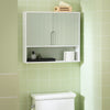 Pré-venda-SoBuy BZR140-GR Armário de parede para banheiro verde 60 x 15 x 54 cm