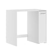 SoBuy BZR229-W Mueble lavadora y secadora con puerta Armario para lavadora con cajón Blanco