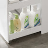 SoBuy BZR229-W Mueble lavadora y secadora con puerta Armario para lavadora con cajón Blanco