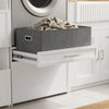 SoBuy BZR230-W Mueble para lavadora y secadora con puertas Blanco 66x60.5x186 cm