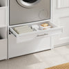 SoBuy BZR230-W Mueble para lavadora y secadora con puertas Blanco 66x60.5x186 cm