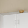 SoBuy BZR233-W Armario de pared colgante blanco con puertas 90x70x28.5 cm