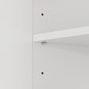 SoBuy BZR233-W Armario de pared colgante blanco con puertas 90x70x28.5 cm