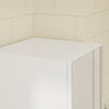 SoBuy BZR240-E-W Mueble Columna de Baño Alto y Estrecho Blanco 30x30x180.5 cm
