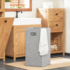Móveis de coluna de banheiro pré-venda-SoBuy BZR95-N com 1 cesto para roupas sujas e 3 prateleiras