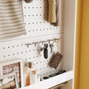 SoBuy FHK39-W Mueble de entrada estrecho con zapatero Blanco 70x12x190 cm
