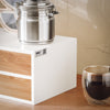 SoBuy FRG180-WN Suporte para cápsulas de café ou saquinhos de chá com 2 gavetas