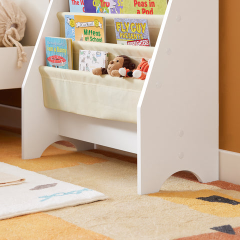 SoBuy FRG225-W Librería Infantil para niños con 4 Estanterías