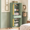 SoBuy FSB107-GR Mueble Zapatero Recibidor Compacto Vertical Verde 70x34x180 cm