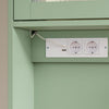 SoBuy FSB108-E-GR Alacena de Cocina Alta Verde 80x38x180 cm