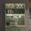 SoBuy FSB108-E-GR Alacena de Cocina Alta Verde 80x38x180 cm