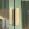 SoBuy FSB108-E-GR Alacena de Cocina Alta Verde 80x38x180 cm