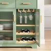 SoBuy FSB108-E-GR Alacena de Cocina Alta Verde 80x38x180 cm