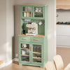 SoBuy FSB108-E-GR Alacena de Cocina Alta Verde 80x38x180 cm