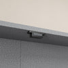 SoBuy FSB113-DG Vitrina de Pared Gris con Puertas de Cristal 80x12.2x60 cm
