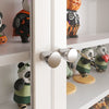 SoBuy FSB113-H-W Armario de Pared Colgante Blanco Mueble de Baño y Cocina con Puertas 80x12x80 cm