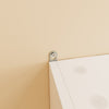 SoBuy FSB113-W Armario de Pared Blanco con Puertas Estantería de Pared con Estantes Ajustables