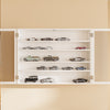 SoBuy FSB113-W Armario de Pared Blanco con Puertas Estantería de Pared con Estantes Ajustables