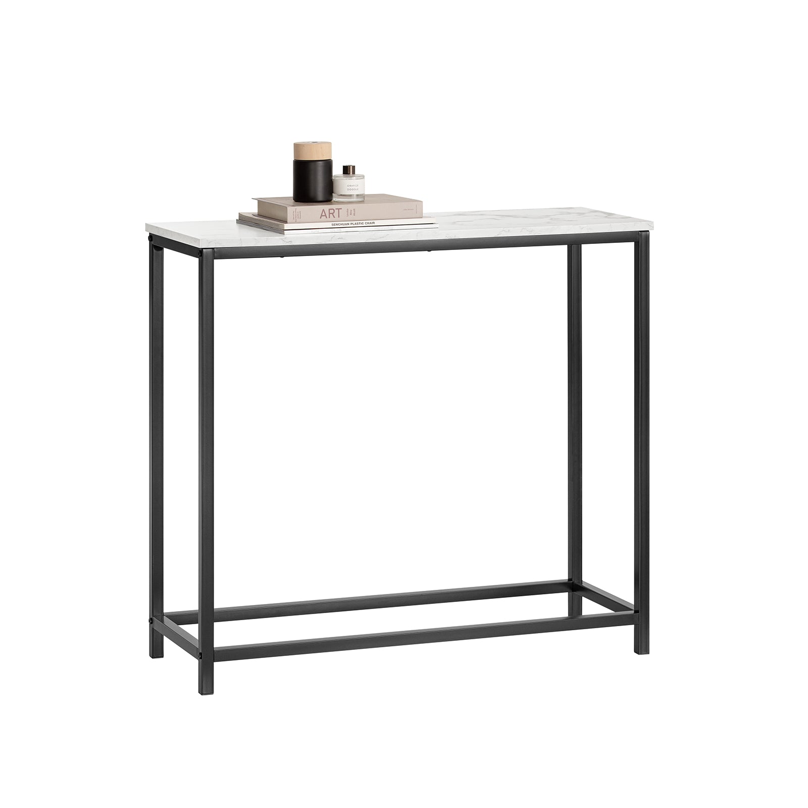 Sobuy Fsb33-f Mesa De Entrada Recibidor Mesa De Consola Con 3 Niveles  Estructura De Metal, 110 X 35 X 96 Cm Es con Ofertas en Carrefour