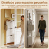 SoBuy FSR151-H-E-W Zapatero Recibidor con Luz LED Sensor y 19 cm de Fondo