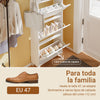 SoBuy FSR151-H-E-W Zapatero Recibidor con Luz LED Sensor y 19 cm de Fondo