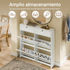 Preventa-SoBuy FSR208-W Zapatero Moderno Entrada Recibidor con 2 Cajones Blanco
