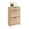 SoBuy FSR212-N Zapatero Estrecho Madera 24cm con cajón y 2 puertas