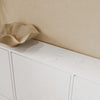 SoBuy FSR231-W Mueble Zapatero Ultra Delgado con Puertas Blanco 115.5x14.5x117 cm