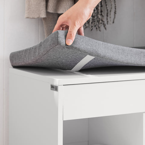 SoBuy FSR45-HG+FRG282-W Mueble recibidor Zapatero con Perchero