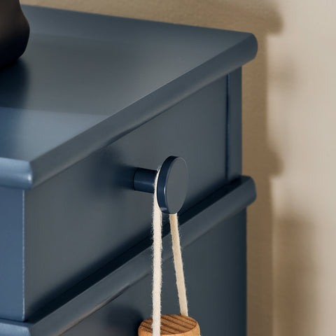 SoBuy FSR78-B Zapatero estrecho con 2 solapas Azul H83cm
