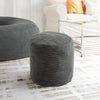 SoBuy FST100-DG Sillón Relax Individual Cómodo con Reposapiés Gris Oscuro 110x125x65 cm