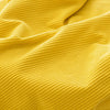 SoBuy FST100-Y Sillón relax de pana amarillo con reposapiés Butaca individual moderna sin marco