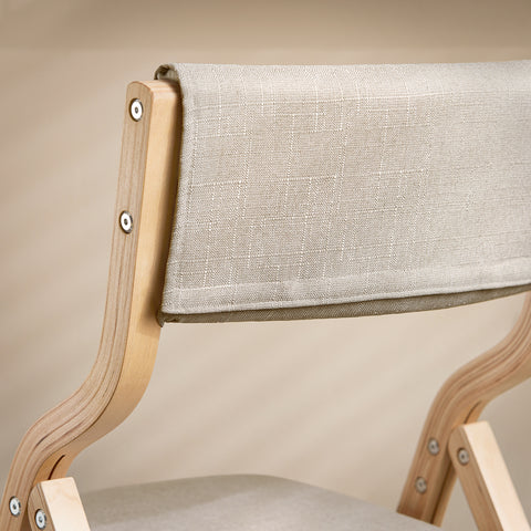 SoBuy FST40-HGx2 Conjunto de 2 cadeiras Cadeira dobrável cinza