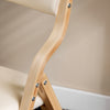 SoBuy FST40-Wx2 Conjunto de 2 cadeiras de madeira cadeira dobrável