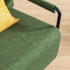 SoBuy FST99-SY Sillón de relax con reposapiés Butaca individual reclinable moderna verde 59x74x78 cm