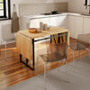 SoBuy FWT113-N Mesa Plegable y Extensible para 2-8 personas | para Comedor, Oficina