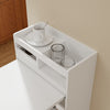 SoBuy FWT115-W Isla de cocina blanca con encimera abatible 65.3x199.5x120 cm