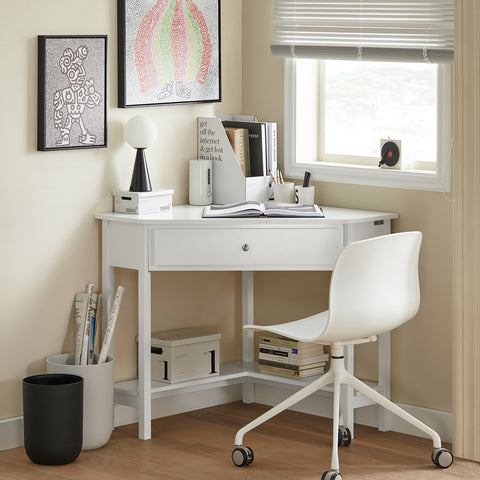SoBuy FWT31-W Mesa de escritorio Con un cajón