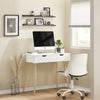 SoBuy FWT40-WN Mesa de escritorio con 2 cajones