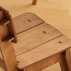 Cadeira de jantar SoBuy HFST01-BR com encosto com juntas de espiga marrom