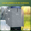 SoBuy KLS11-DG Garaje para moto y bicicletas Caseta Jardin Exterior 120x176x163 cm Gris