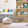 SoBuy KMB121-WN Librería infantil con 4 Estantes L130,5 cm Blanco y Natura
