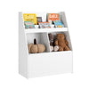SoBuy KMB83-W Librería para Niños con 1 Caja con Ruedas Blanco 80 x 40 x 100 cm